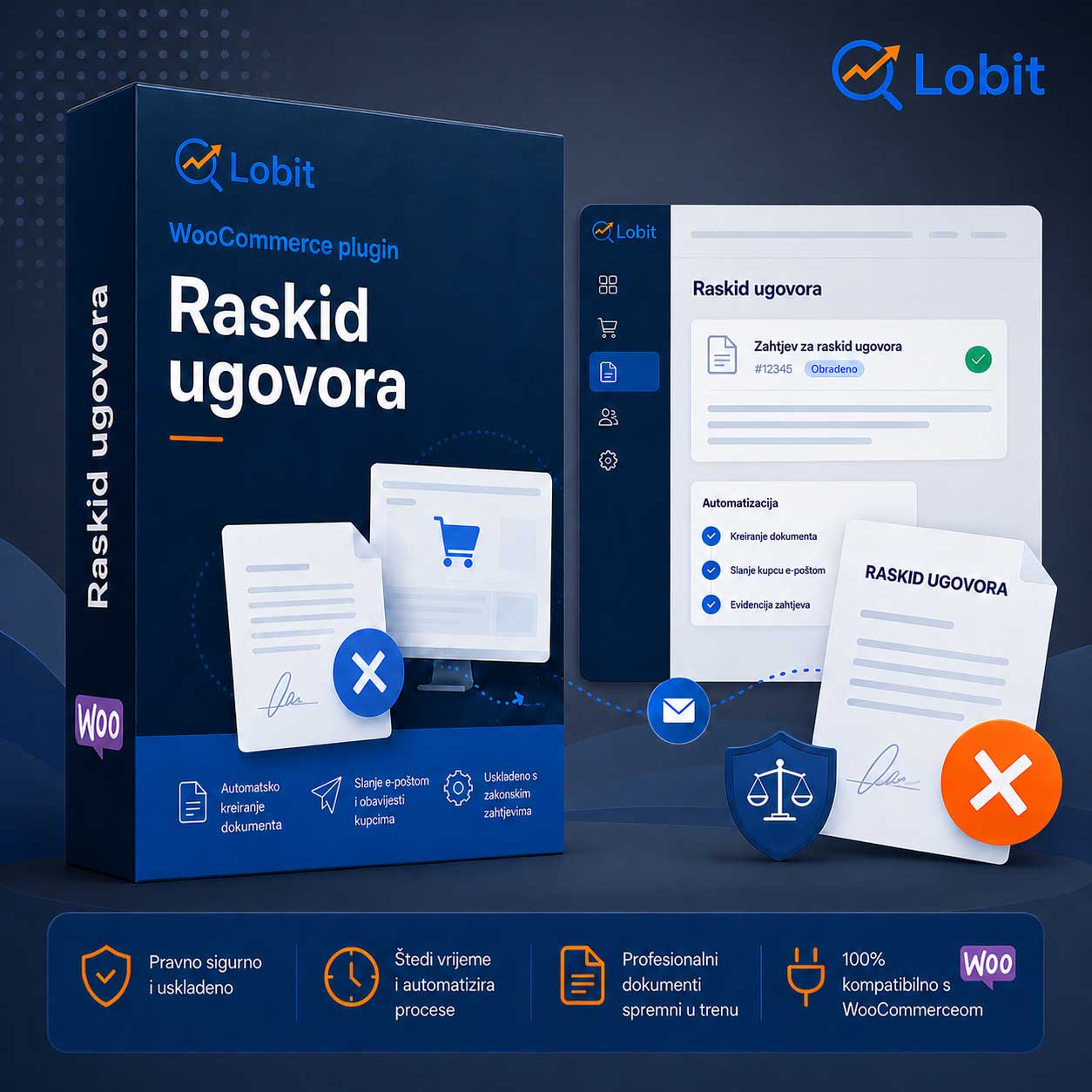WooCommerce raskid ugovora plugin | Lobit